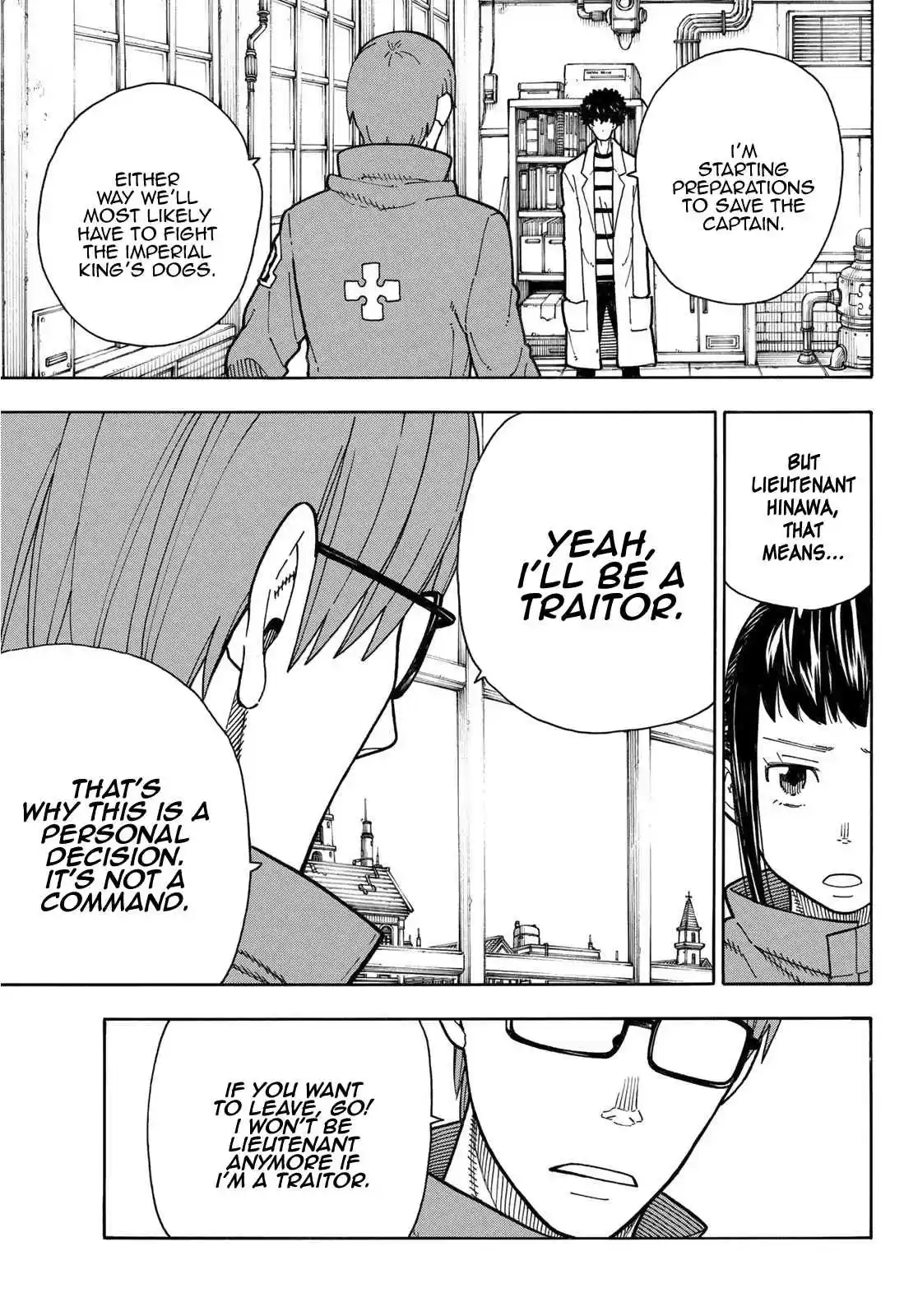 Enen no Shouboutai Ch. 177 Determination