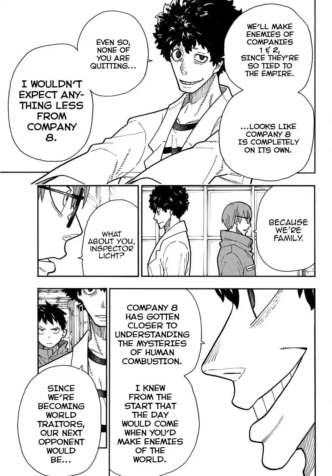 Enen no Shouboutai Ch. 177 Determination