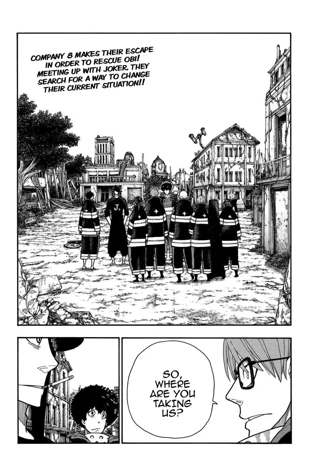 Enen no Shouboutai Ch. 179 Secret Meeting in the Dark