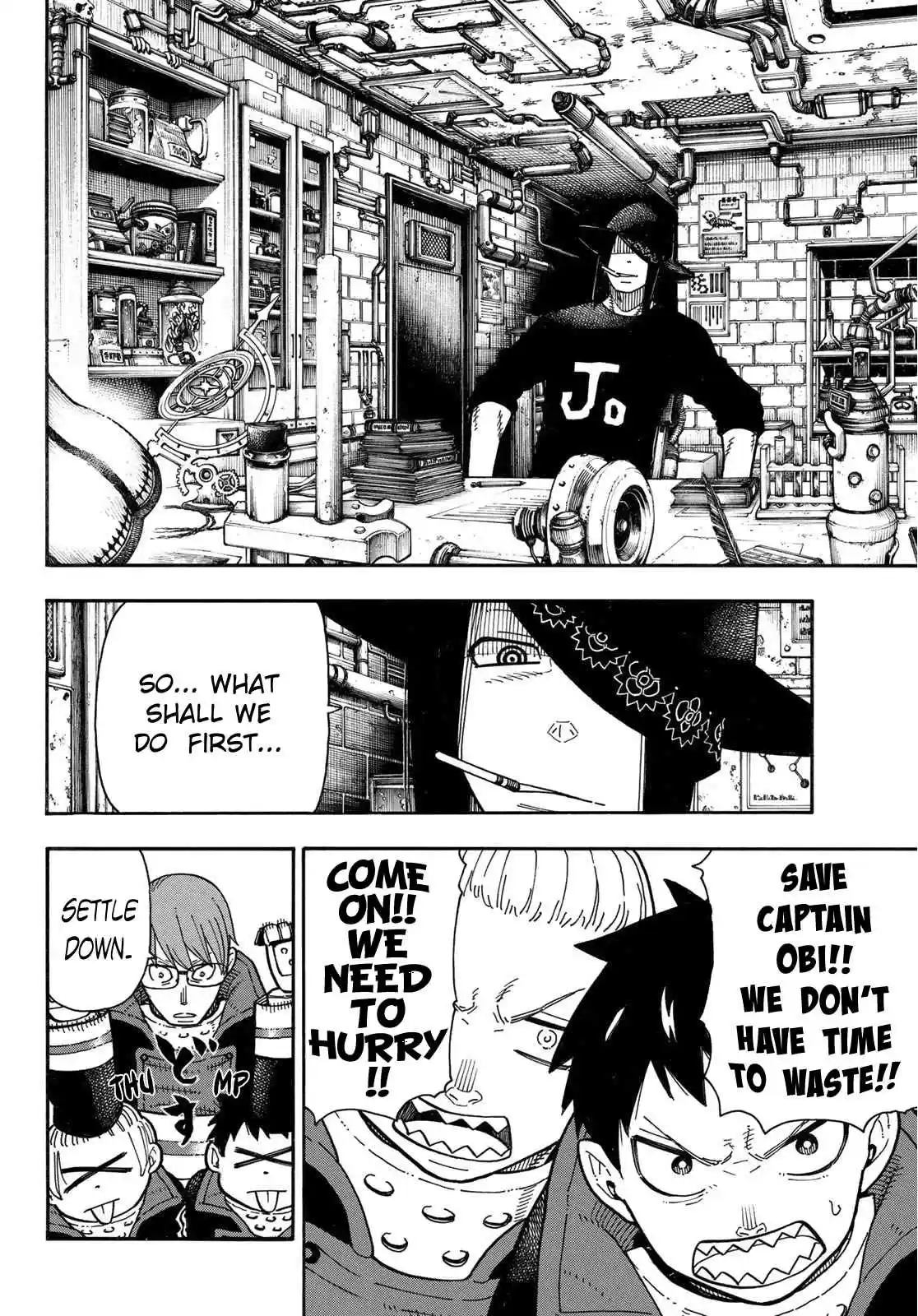 Enen no Shouboutai Ch. 179 Secret Meeting in the Dark