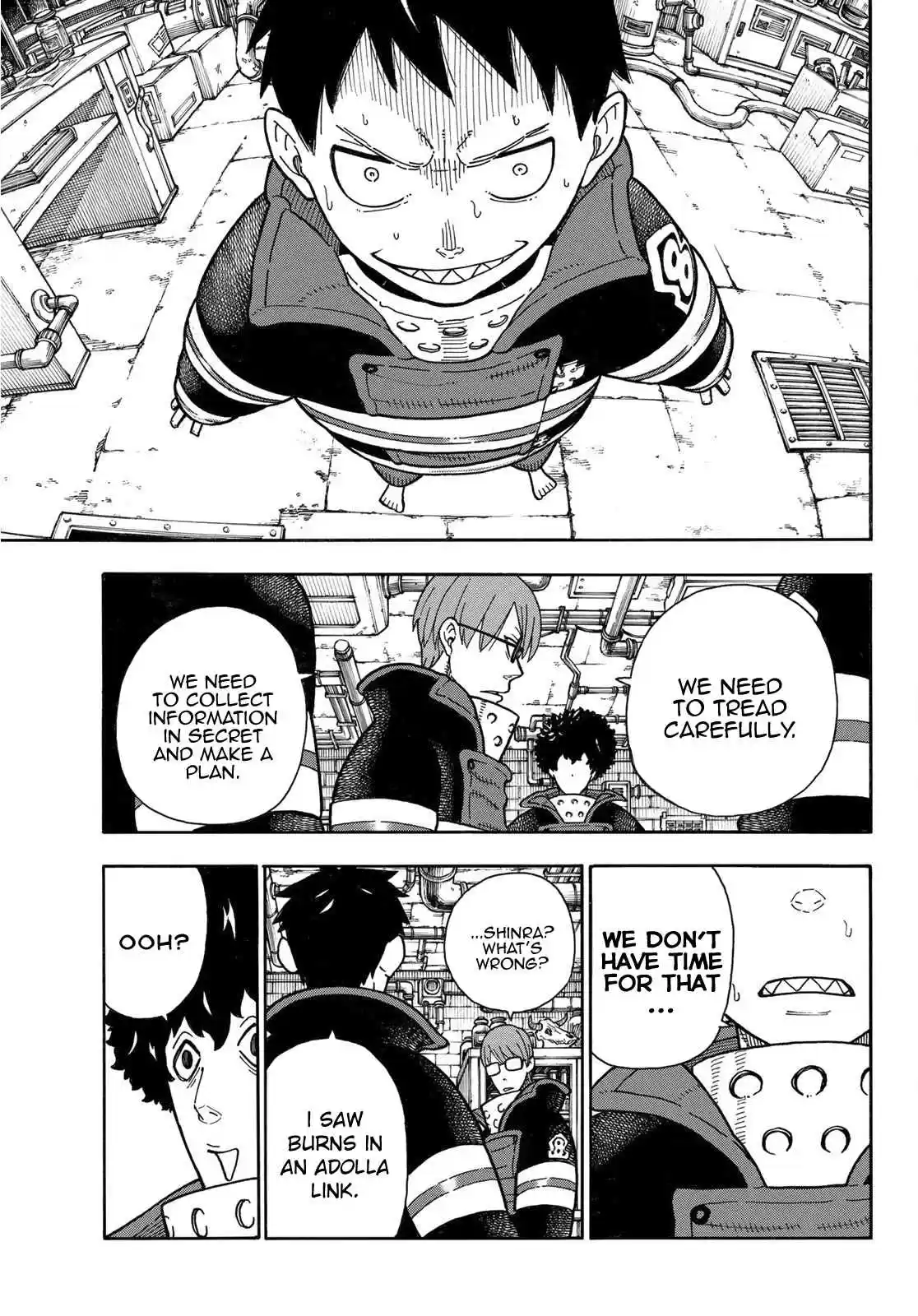 Enen no Shouboutai Ch. 179 Secret Meeting in the Dark