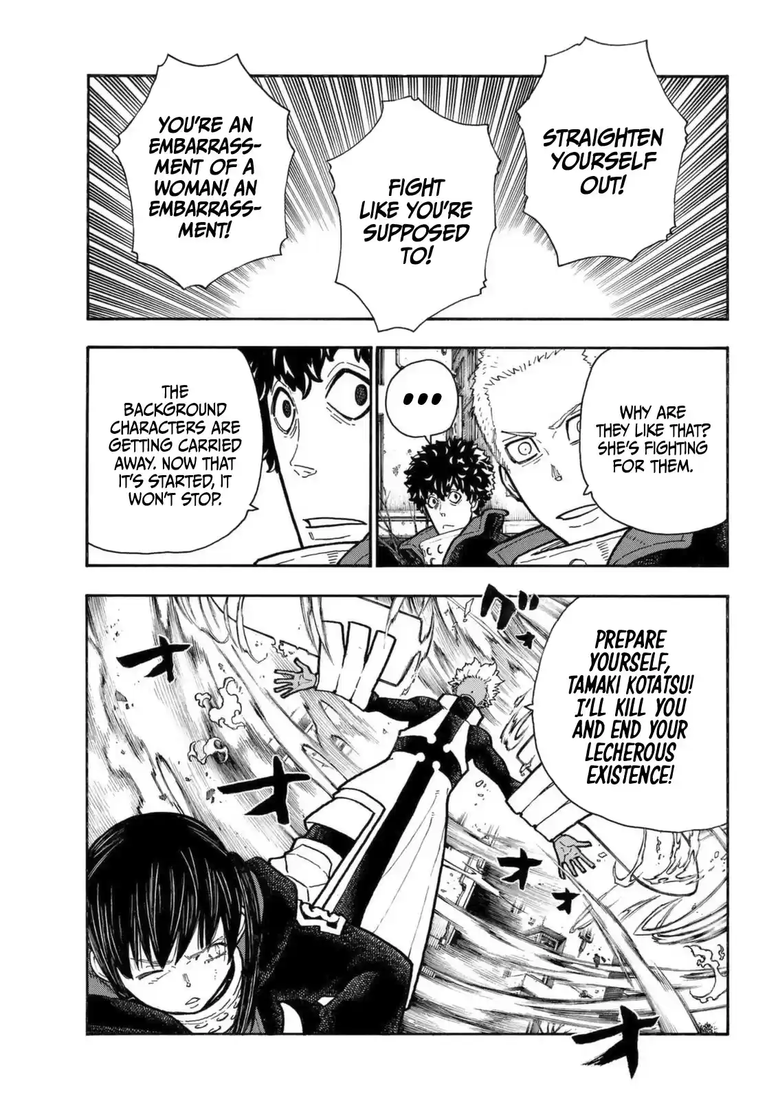 Enen No Shouboutai Chapter 280: Lucky Lechered