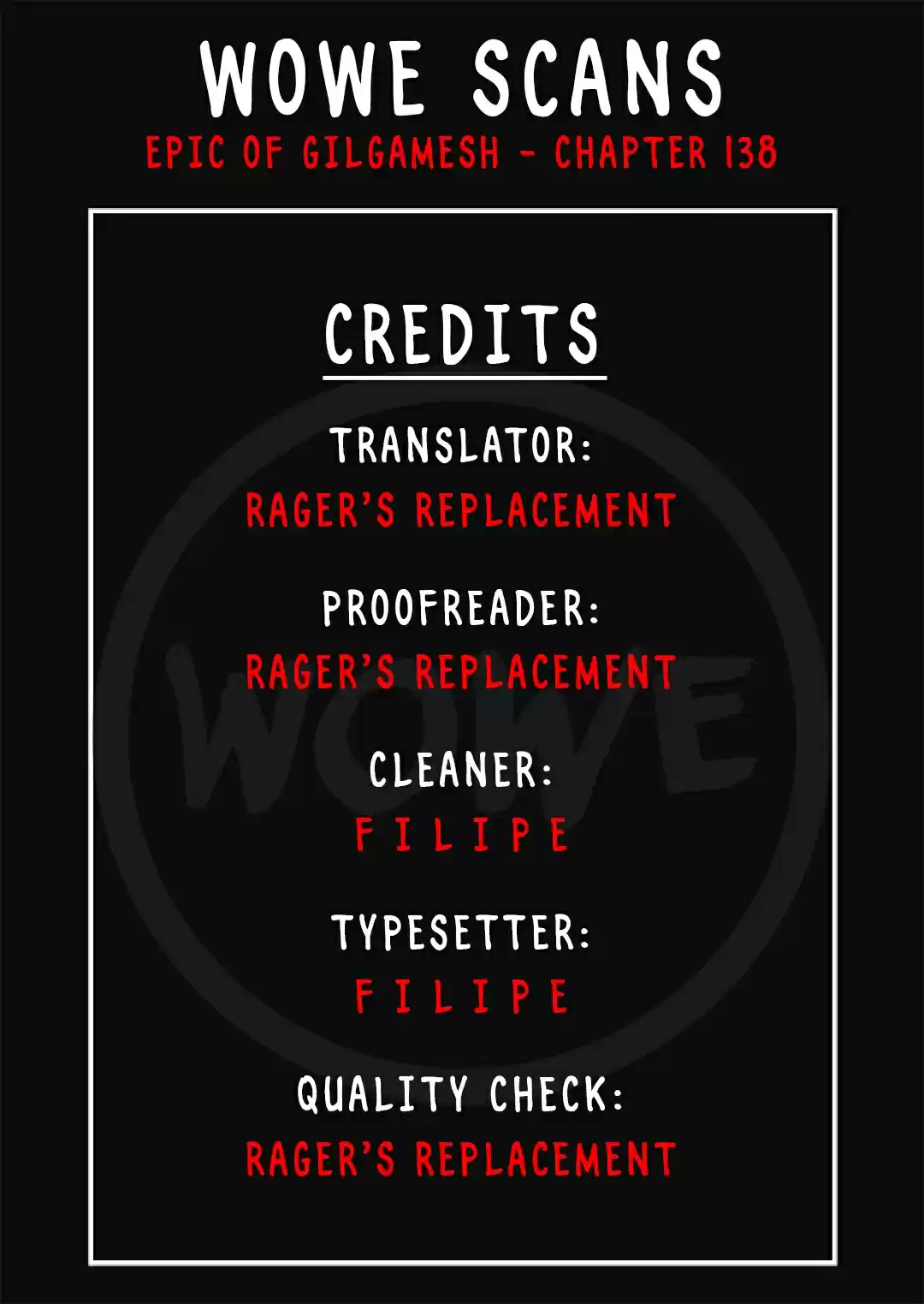 Epic of Gilgamesh Ch. 138 Side Story