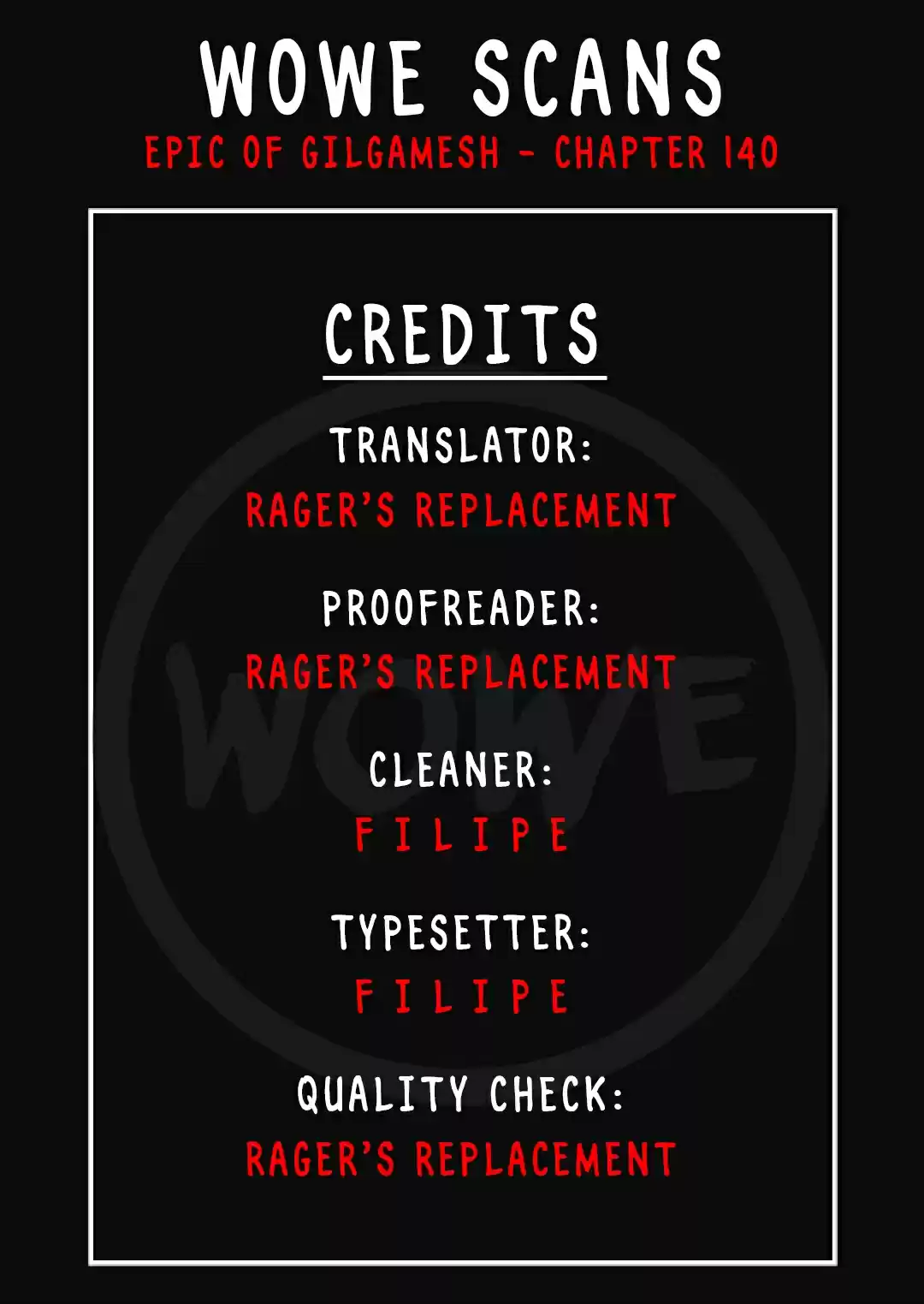 Epic of Gilgamesh Ch. 140 Side Story