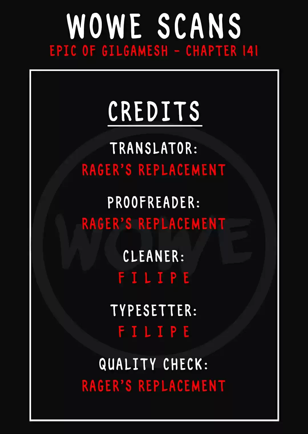 Epic of Gilgamesh Ch. 141 Side Story