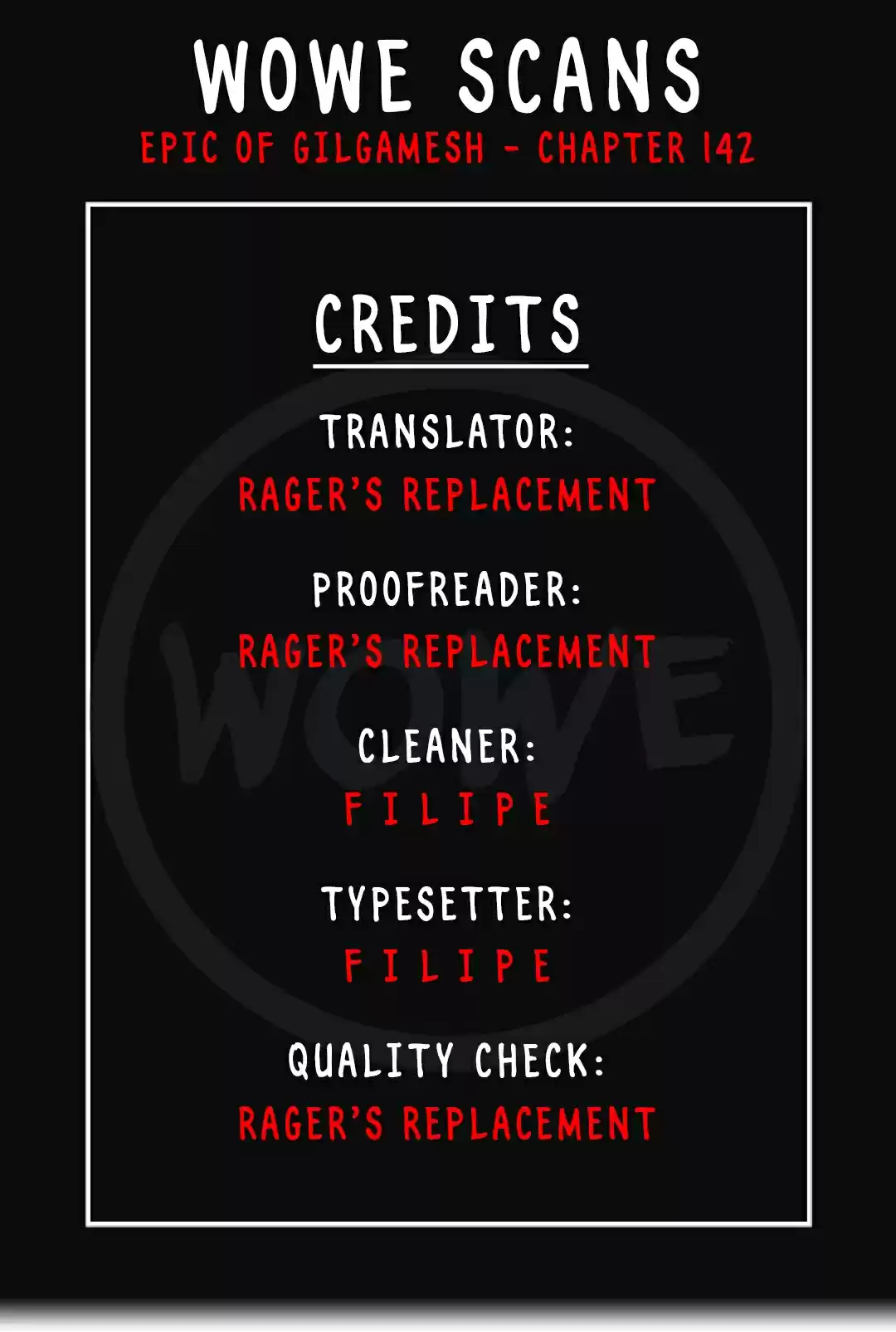 Epic of Gilgamesh Ch. 142 Side Story