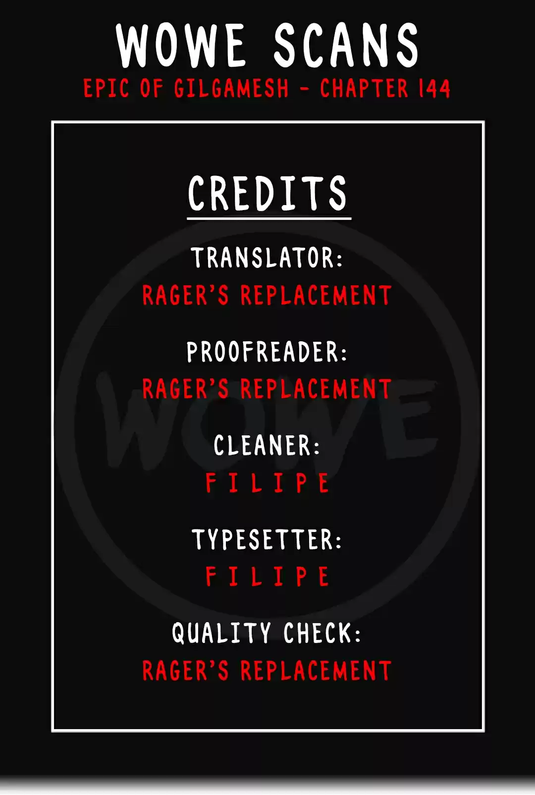 Epic of Gilgamesh Ch. 144 Side Story