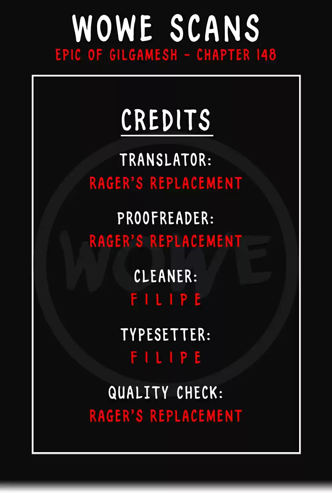 Epic of Gilgamesh Ch. 148 Side Story