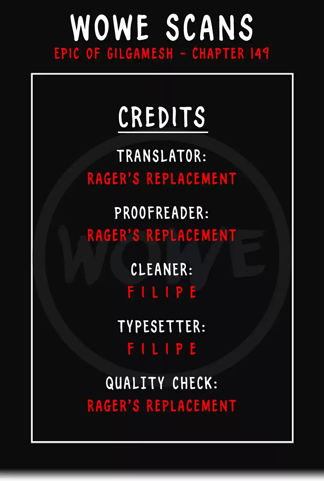 Epic of Gilgamesh Ch. 149 Side Story