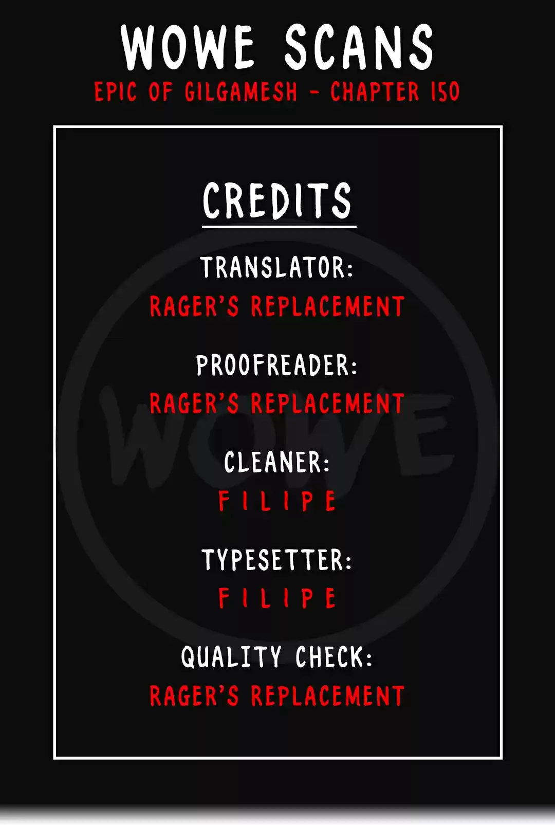 Epic of Gilgamesh Ch. 150 Side Story