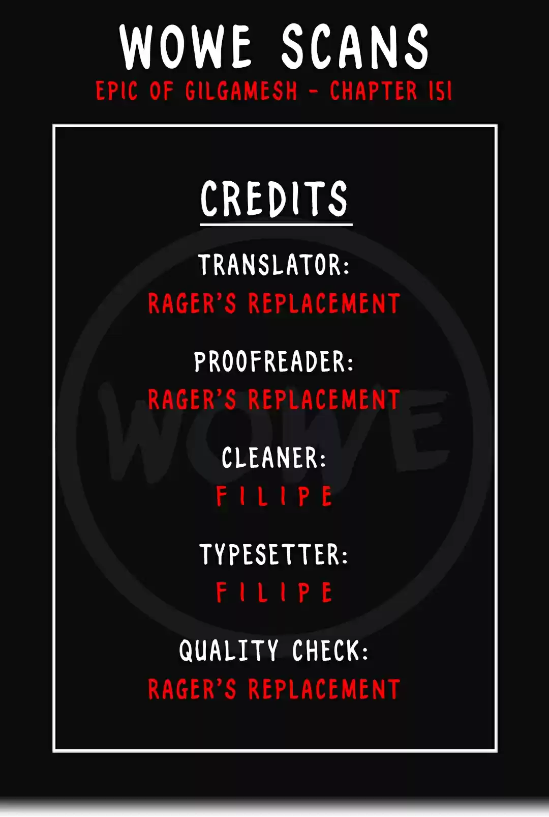 Epic of Gilgamesh Ch. 151 Side Story