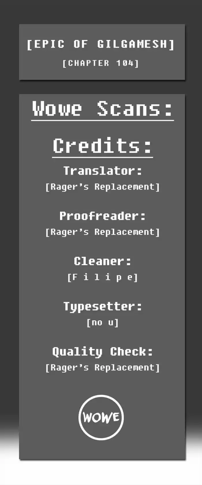 Epic of Gilgamesh ch.104