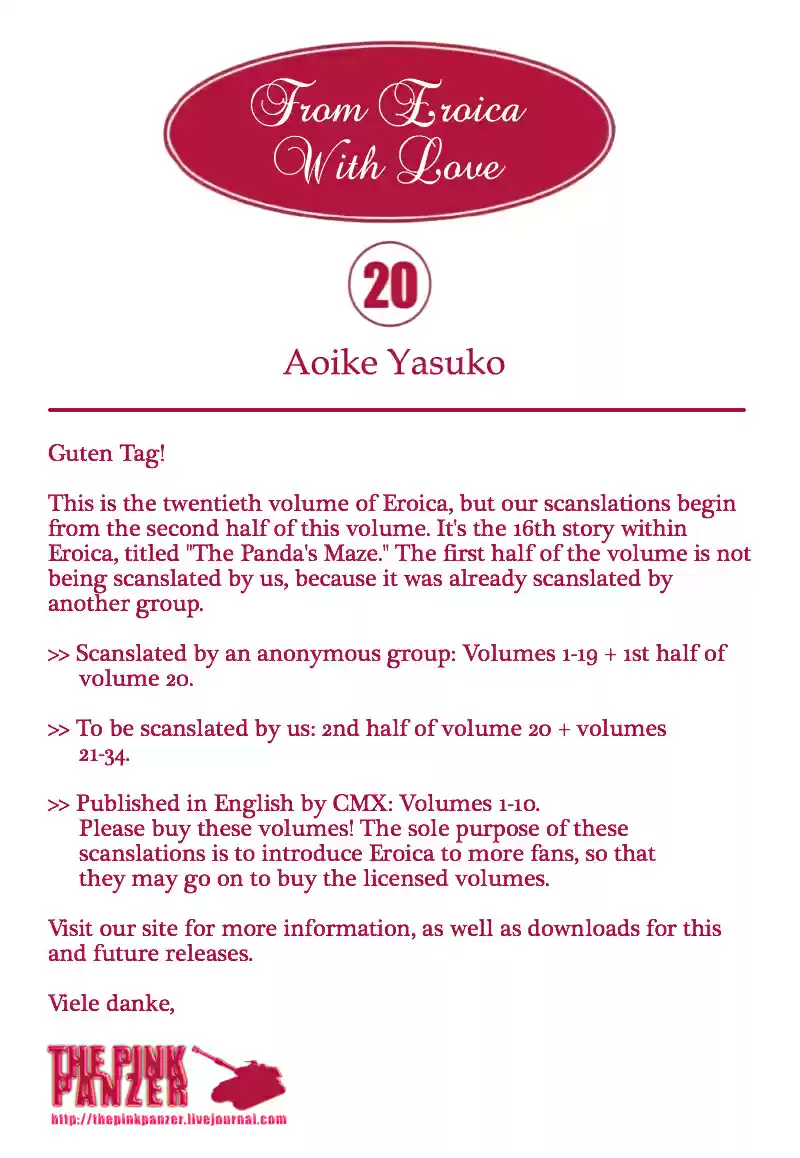 Eroica Yori Ai wo Komete vol.20 ch.16.1