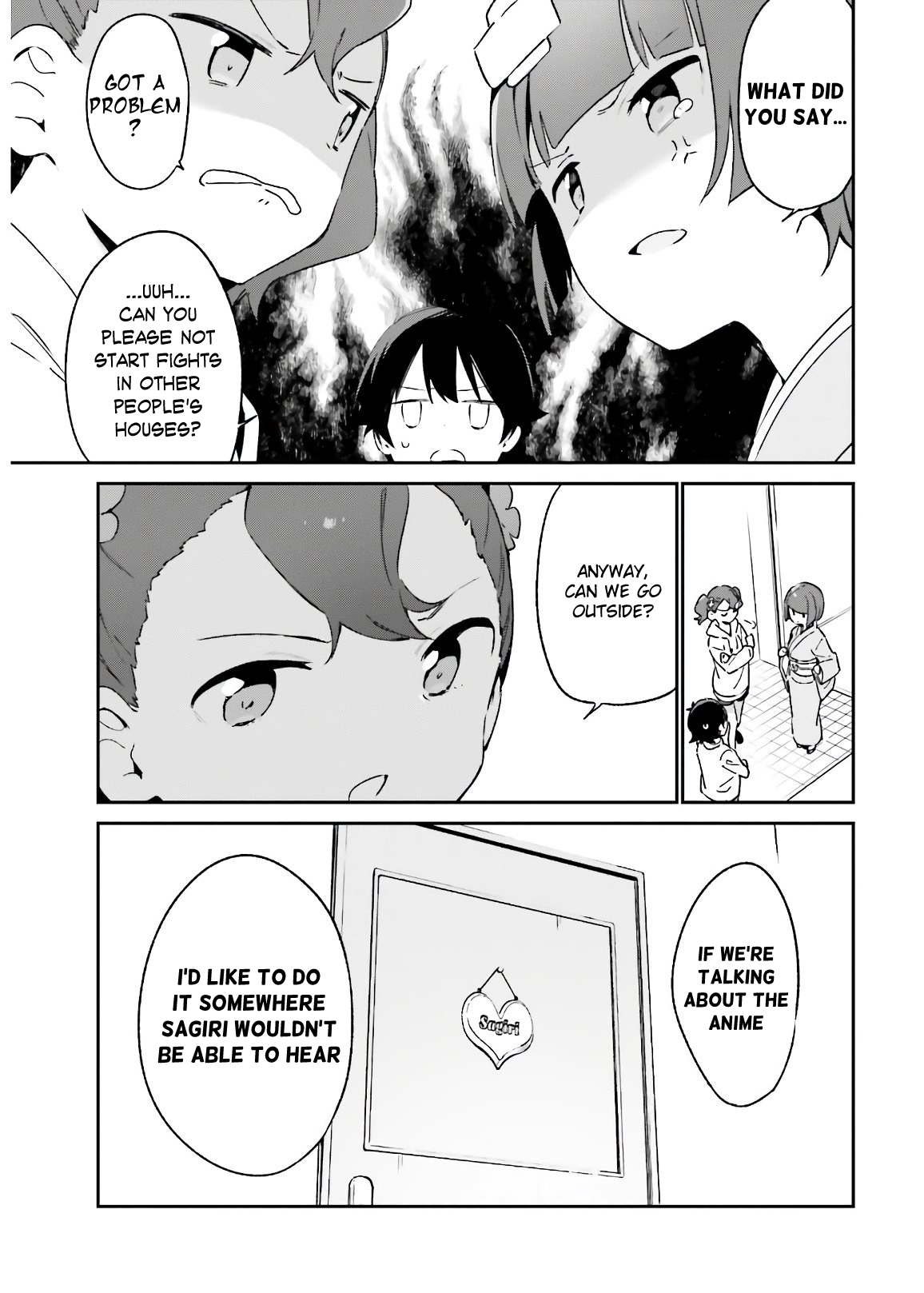 Eromanga sensei Ch. 74 Masamune and the Anime Announcement