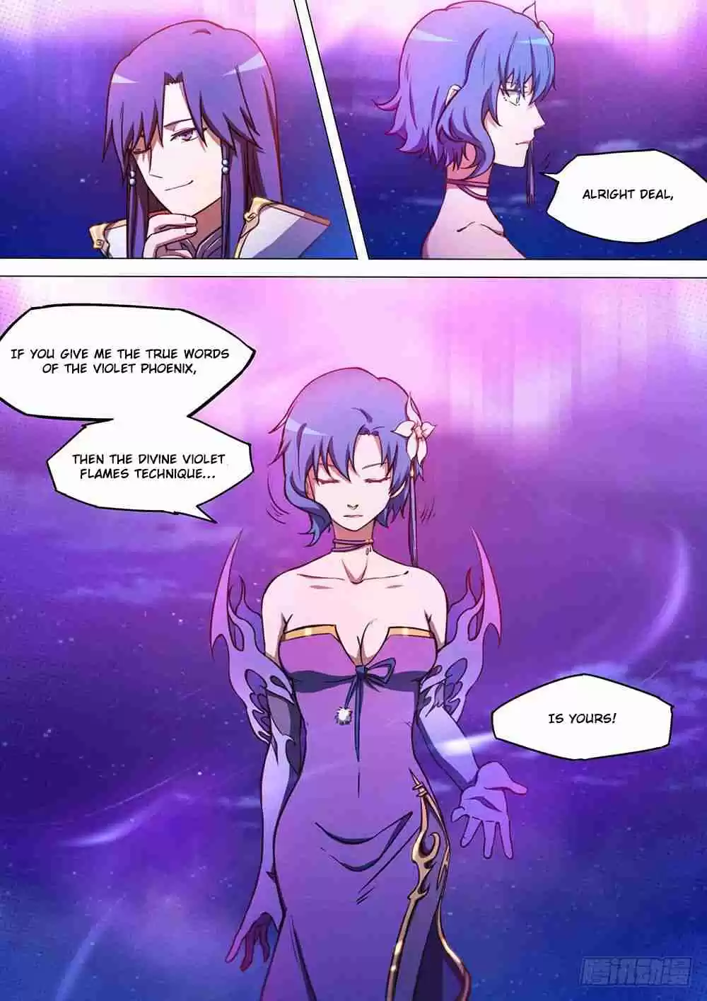 Everlasting God of Sword Ch. 53 The Flame Of The Violet Emperor