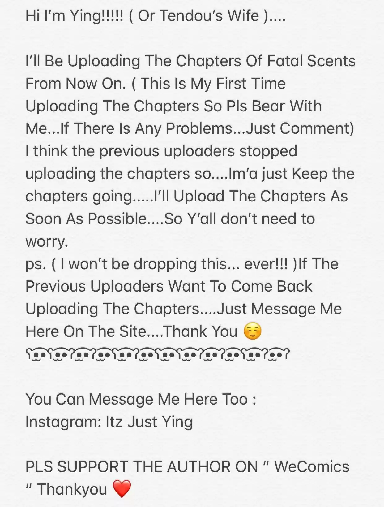 Fatal Oxygen Chapter 118