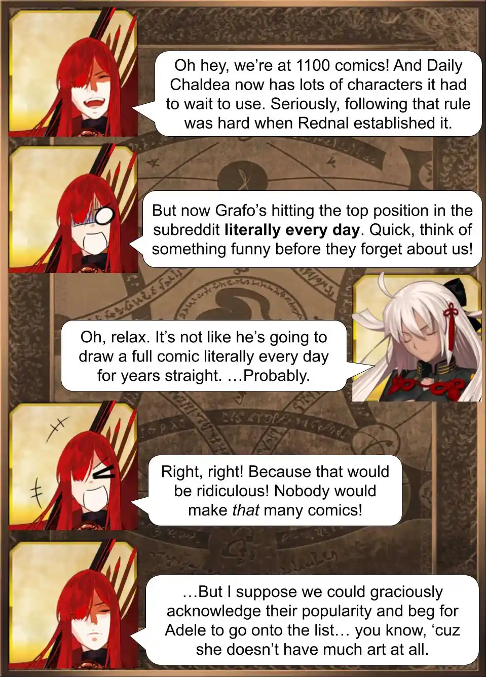 Fate/Grand Order - Daily Chaldea (Doujinshi) 1100