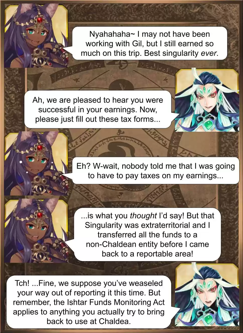 Fate/Grand Order - Daily Chaldea (Doujinshi) 842 The Tax Man