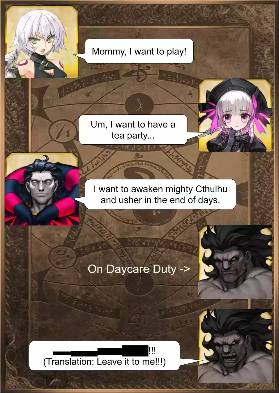 Fate/Grand Order Daily Chaldea (Doujinshi) Ch. 102 Daycare Duties