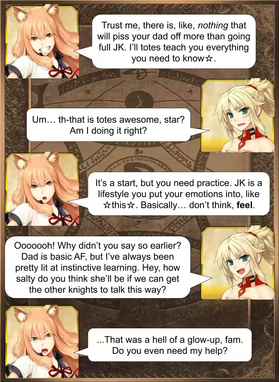 Fate/Grand Order Daily Chaldea (Doujinshi) Ch. 103 High School Girls