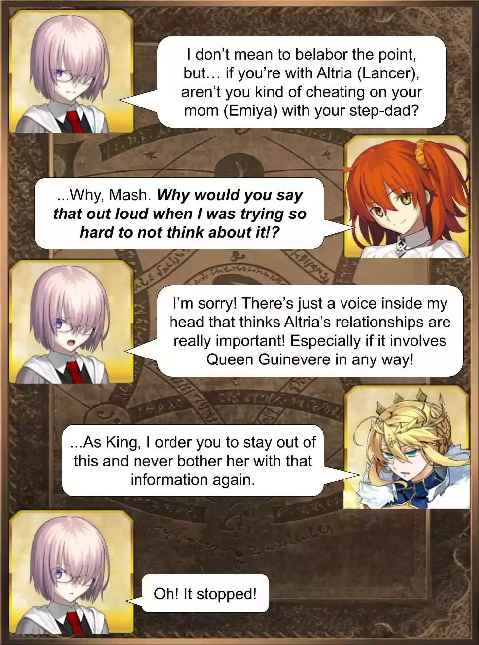 Fate/Grand Order Daily Chaldea (Doujinshi) Ch. 108 An Inconvenient Detail