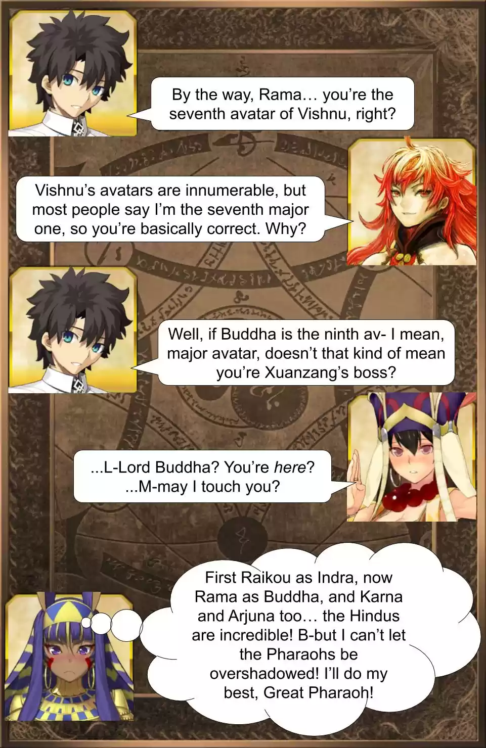 Fate/Grand Order Daily Chaldea (Doujinshi) Ch. 128 Wait, Doesn't That Mean Fate/Extra Was...