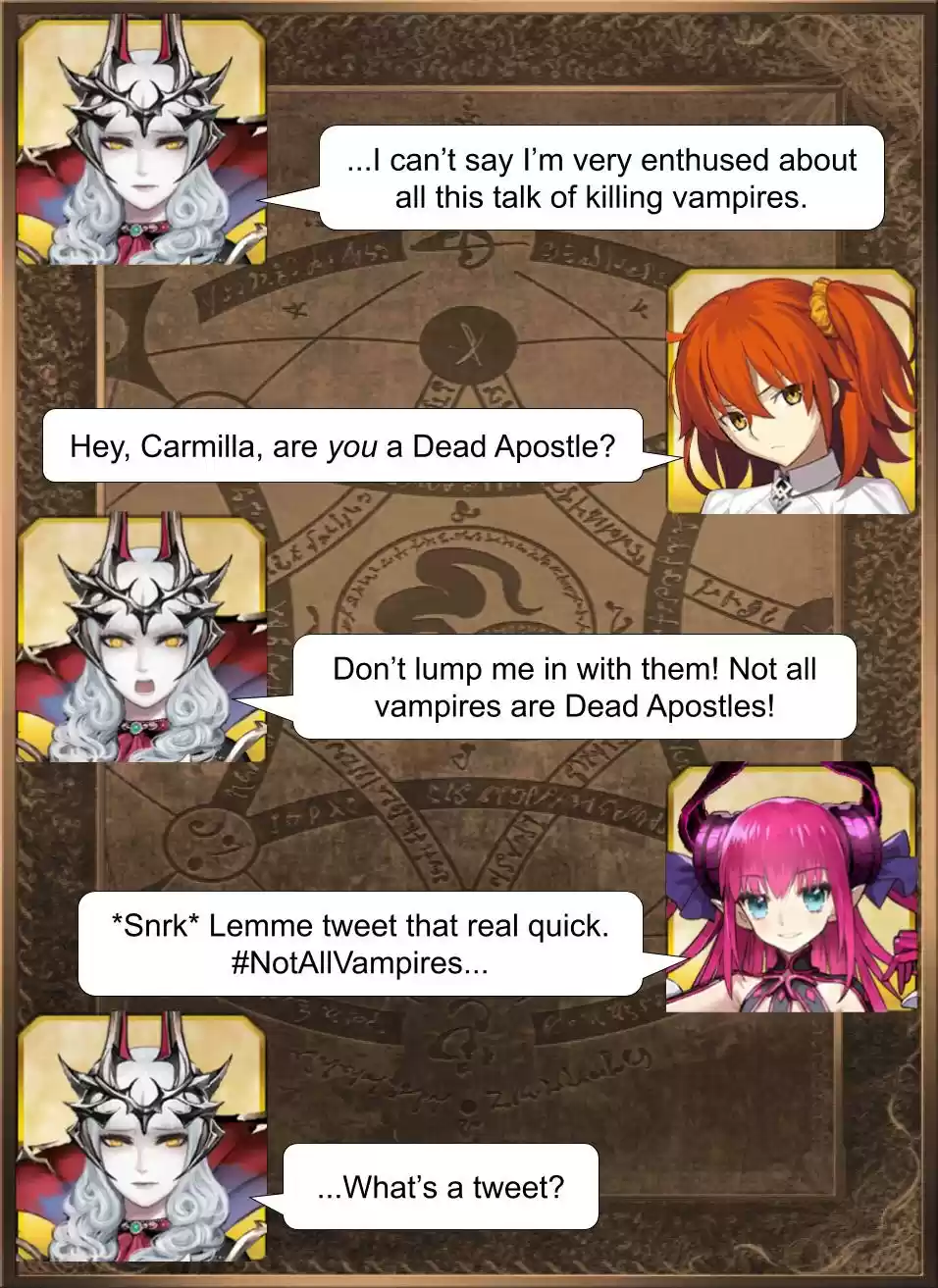 Fate/Grand Order Daily Chaldea (Doujinshi) Ch. 137 #NotAllVampires