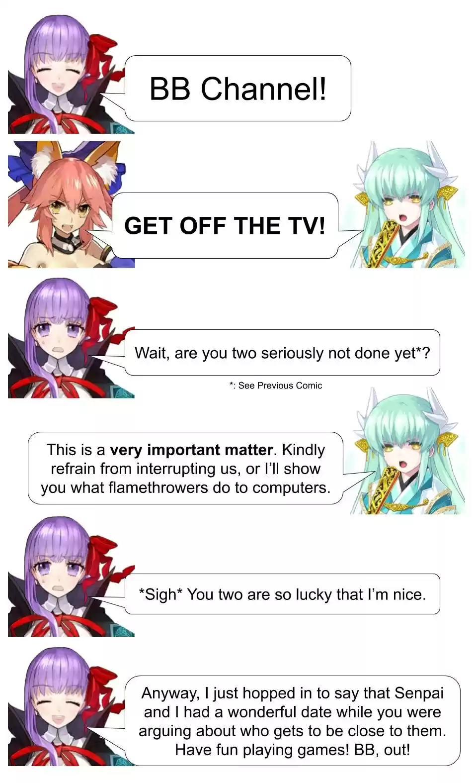 Fate/Grand Order Daily Chaldea (Doujinshi) Ch. 15 Afterwards, Kiyohime Used Her Noble Phantasm