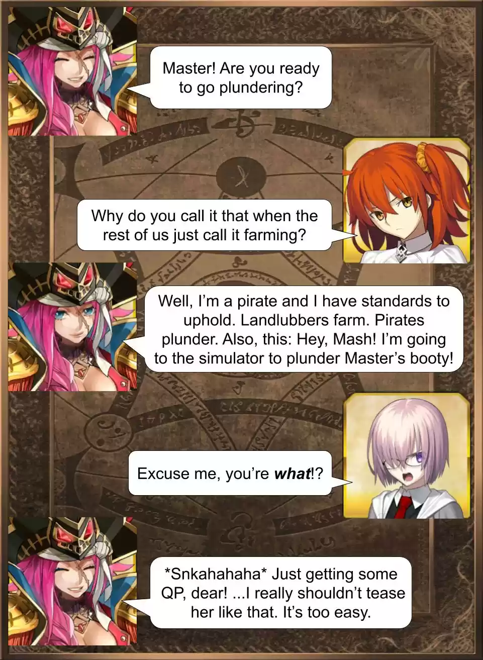 Fate/Grand Order Daily Chaldea (Doujinshi) Ch. 151 The Pirate's Plan