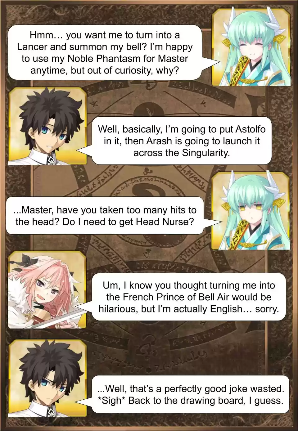 Fate/Grand Order Daily Chaldea (Doujinshi) Ch. 167 Emphasis On Head