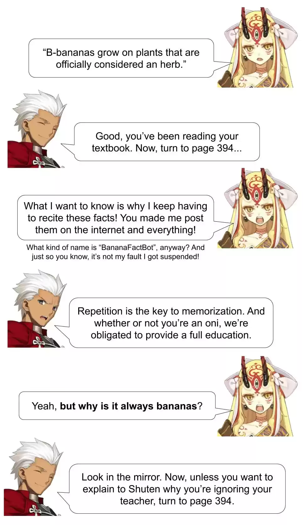 Fate/Grand Order Daily Chaldea (Doujinshi) Ch. 17 Banana Oni