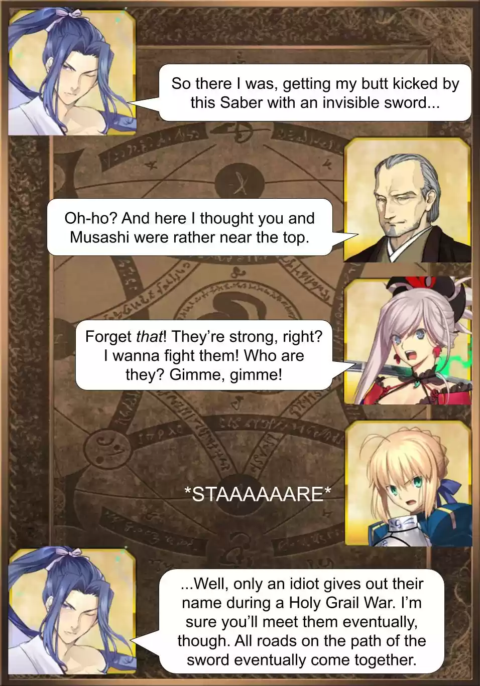 Fate/Grand Order Daily Chaldea (Doujinshi) Ch. 192 The Swordmasters