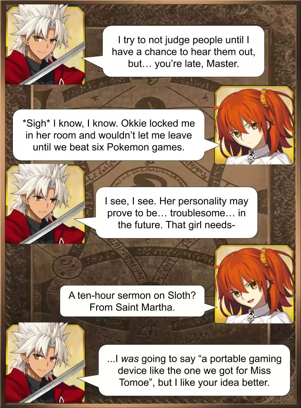 Fate/Grand Order Daily Chaldea (Doujinshi) Ch. 198 Downtime