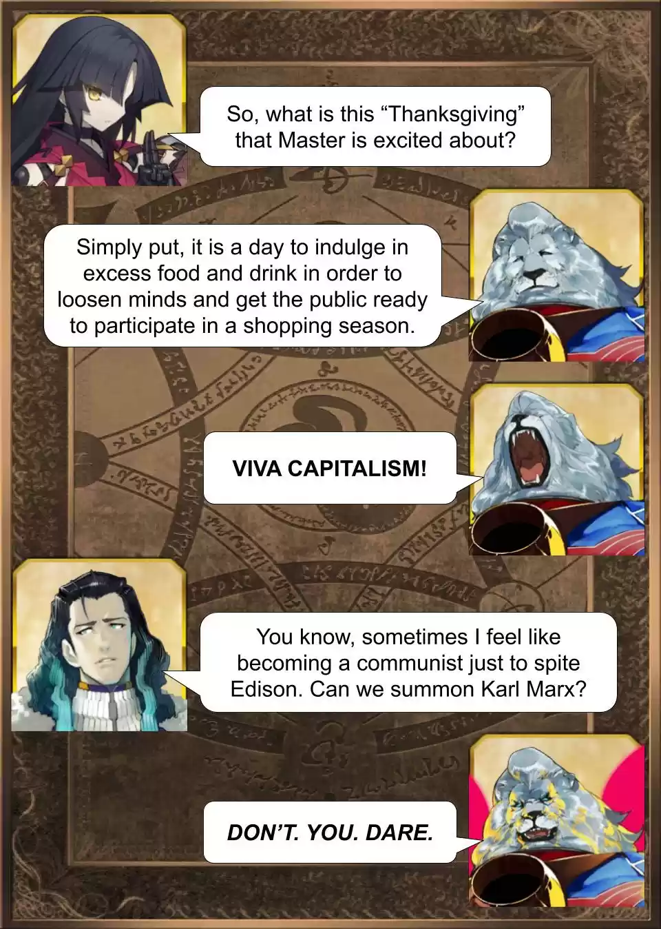 Fate/Grand Order Daily Chaldea (Doujinshi) Ch. 204 Thanksgiving