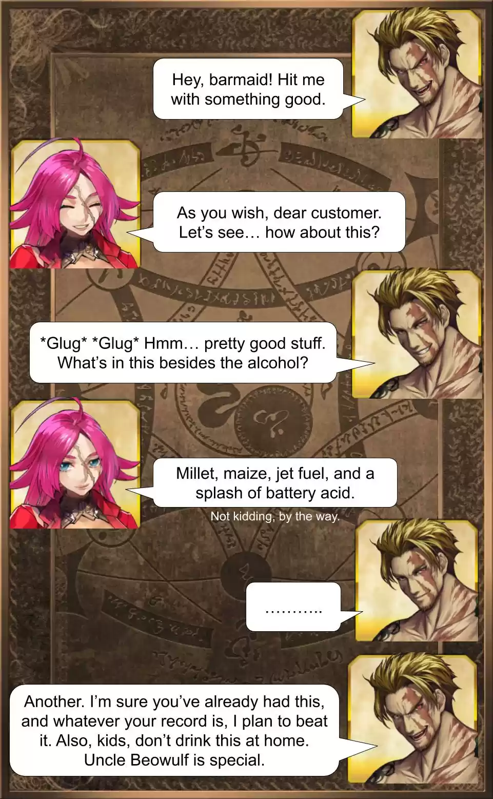 Fate/Grand Order Daily Chaldea (Doujinshi) Ch. 206 Do Not Drink This At Home