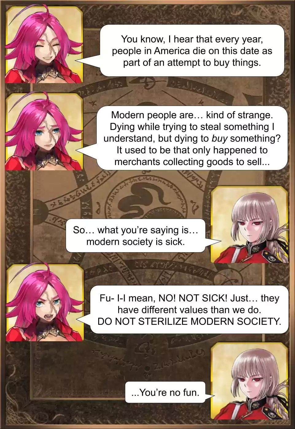 Fate/Grand Order Daily Chaldea (Doujinshi) Ch. 214 We Live In A Society