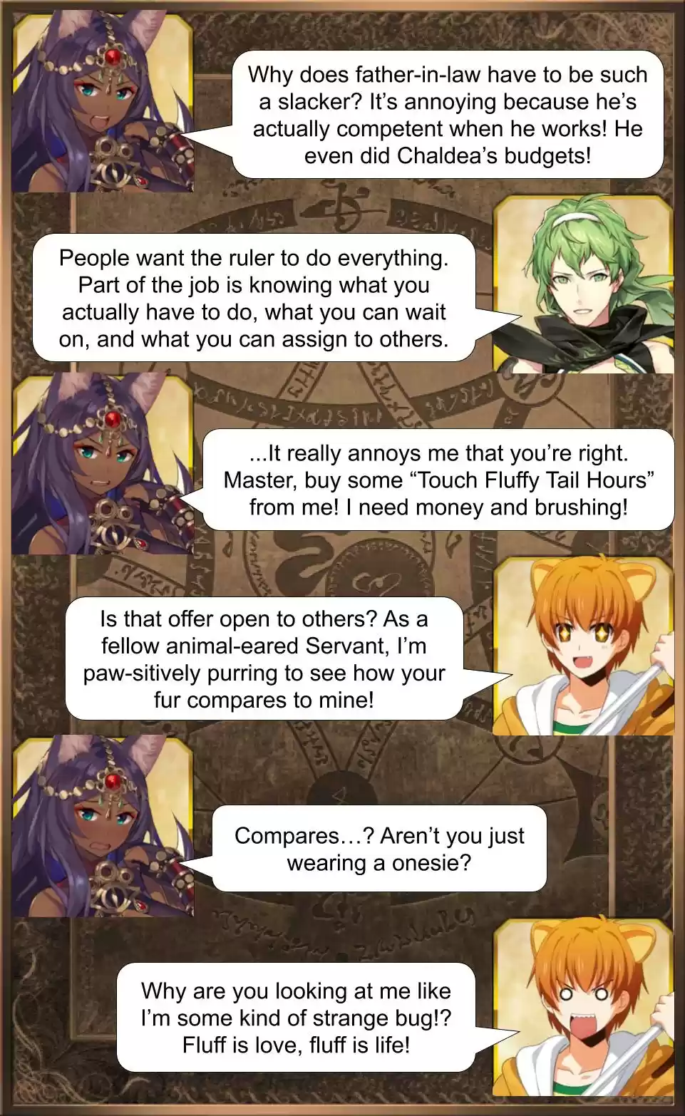 Fate/Grand Order Daily Chaldea (Doujinshi) Ch. 228 Touch Fluffy Tail