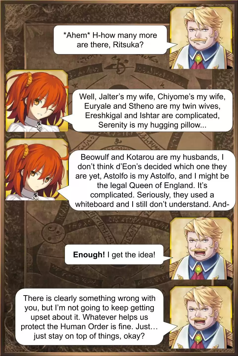 Fate/Grand Order Daily Chaldea (Doujinshi) Ch. 254 The Harem