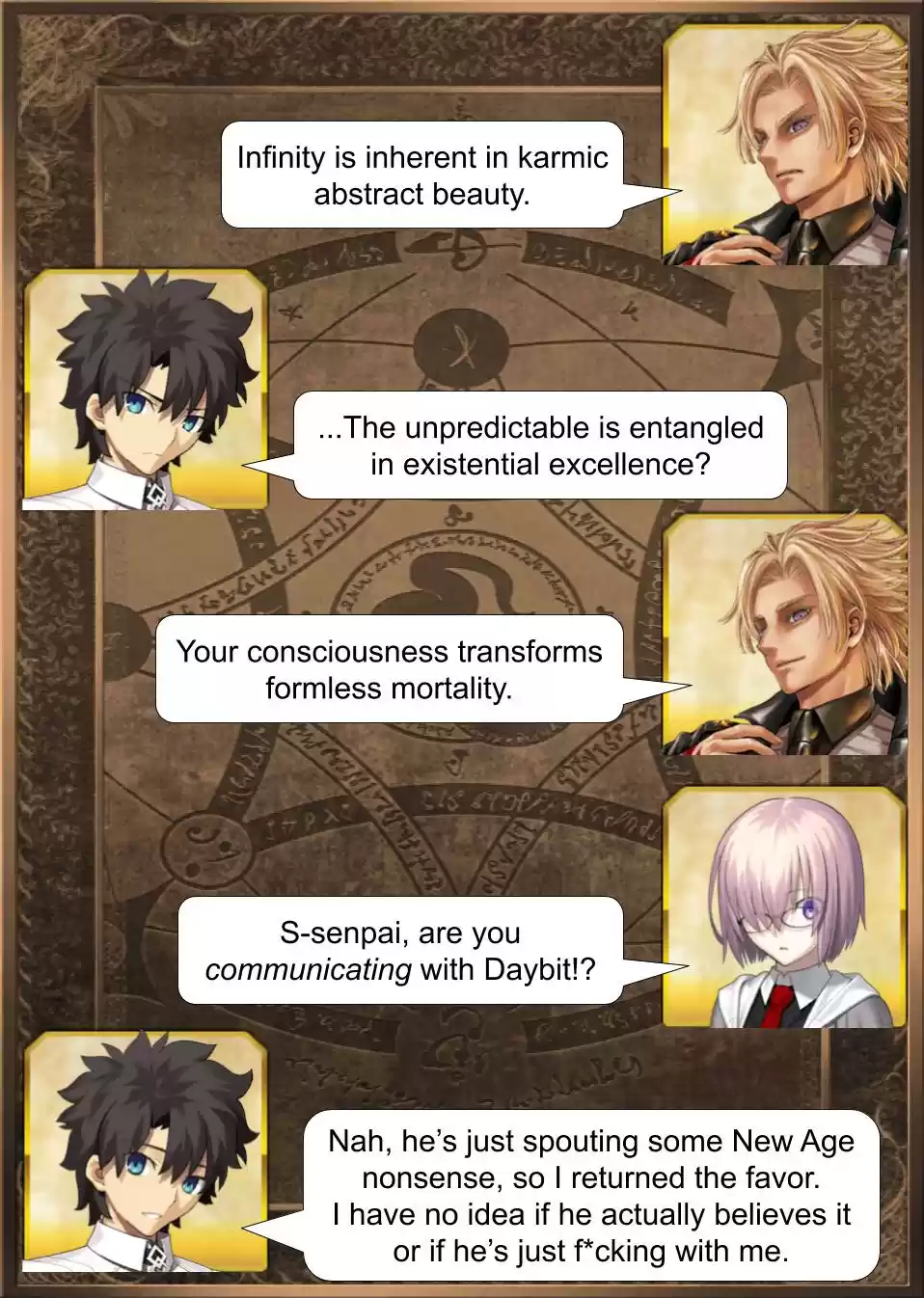 Fate/Grand Order Daily Chaldea (Doujinshi) Ch. 265 The Enigma