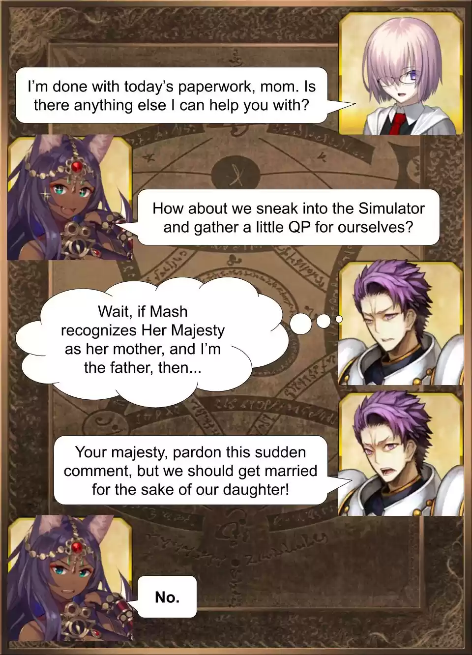 Fate/Grand Order Daily Chaldea (Doujinshi) Ch. 286 Not Quite A Family