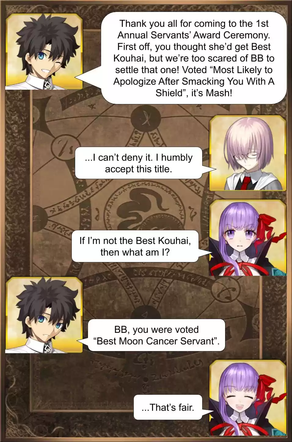Fate/Grand Order Daily Chaldea (Doujinshi) Ch. 293 Awards Ceremony