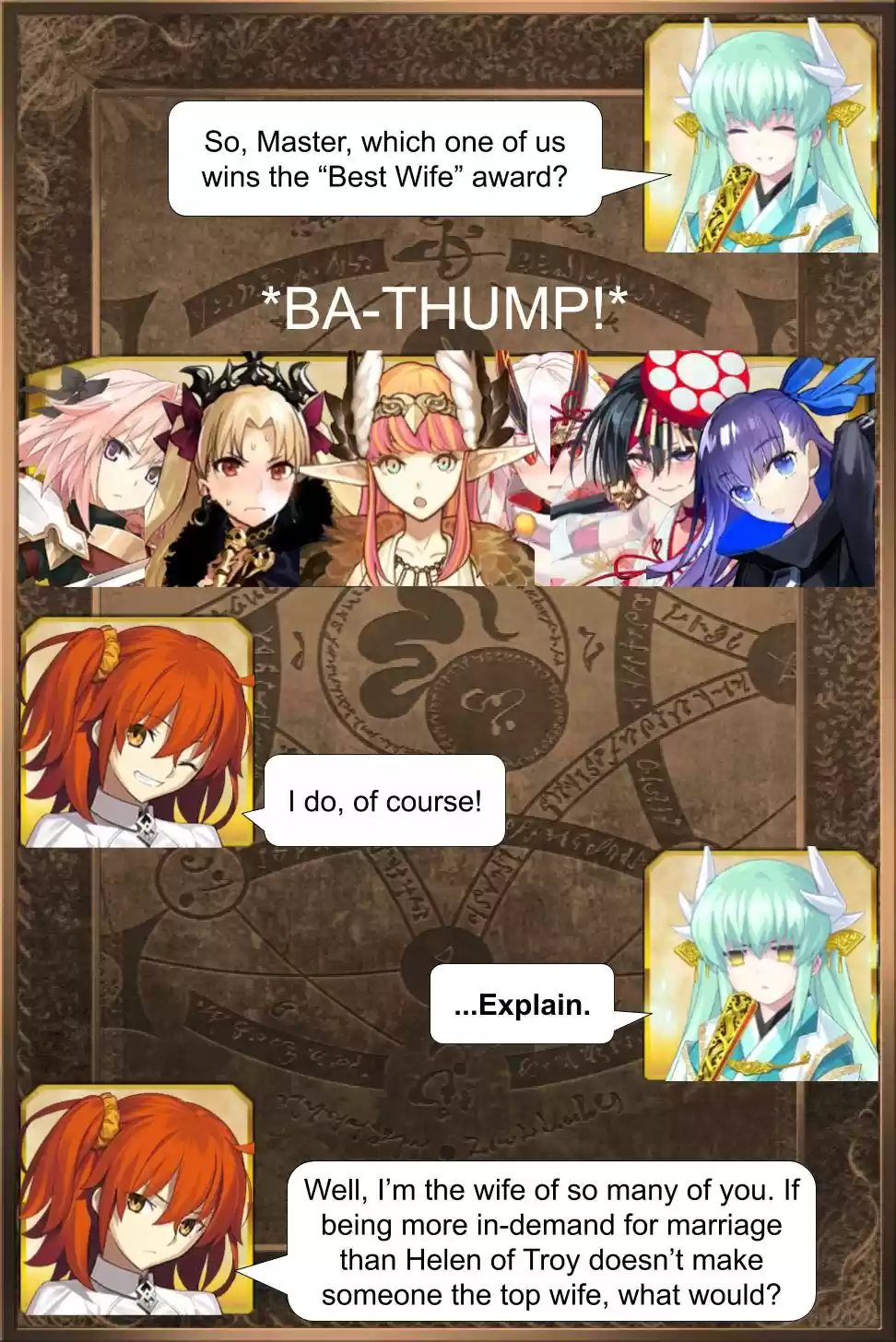 Fate/Grand Order Daily Chaldea (Doujinshi) Ch. 294 The Best Wife Award