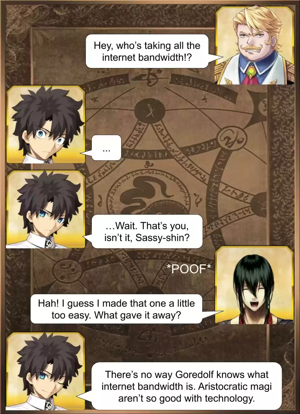 Fate/Grand Order Daily Chaldea (Doujinshi) Ch. 307 Bandwidth Hog