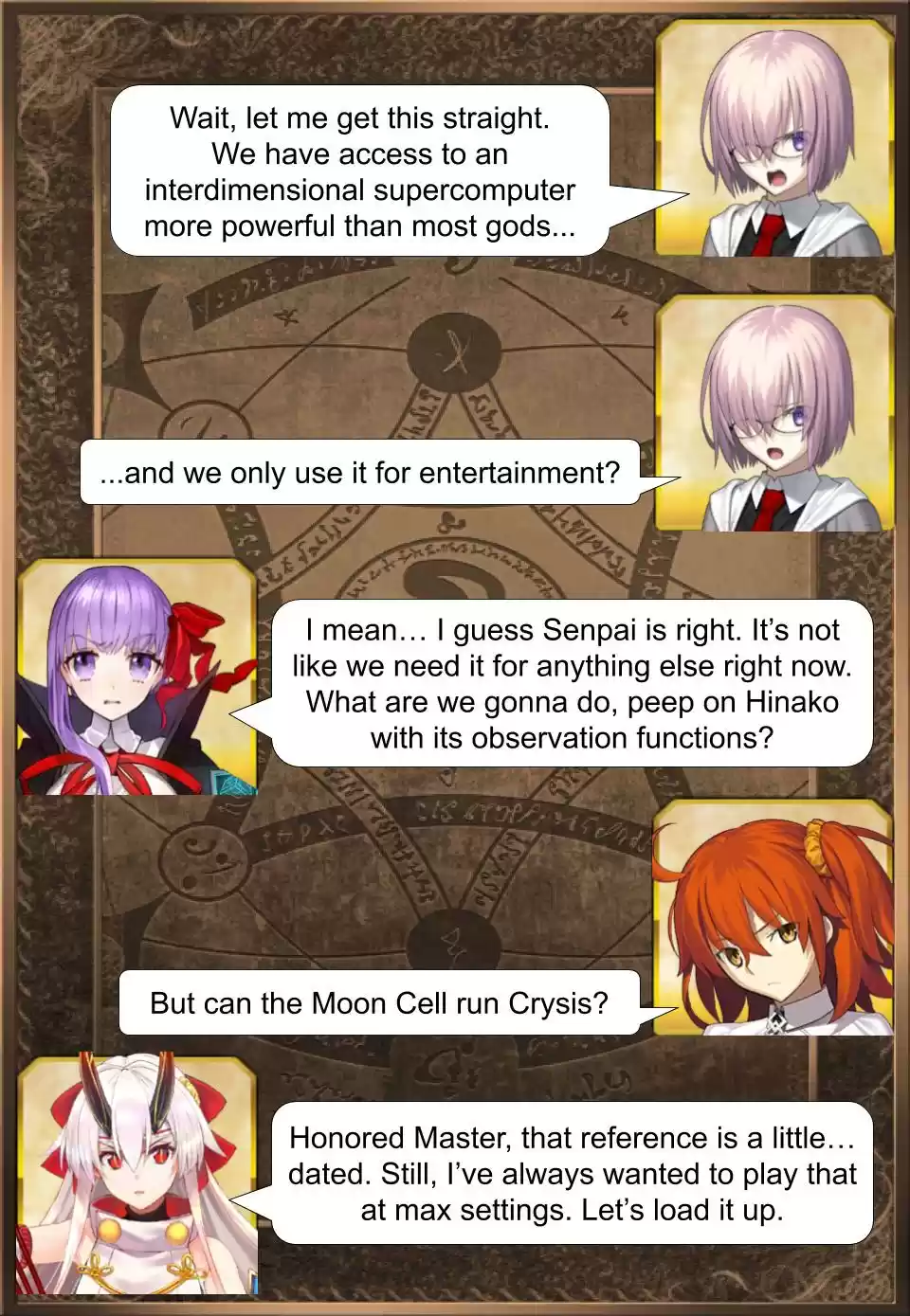 Fate/Grand Order Daily Chaldea (Doujinshi) Ch. 312 How To Use Your Moon Cell