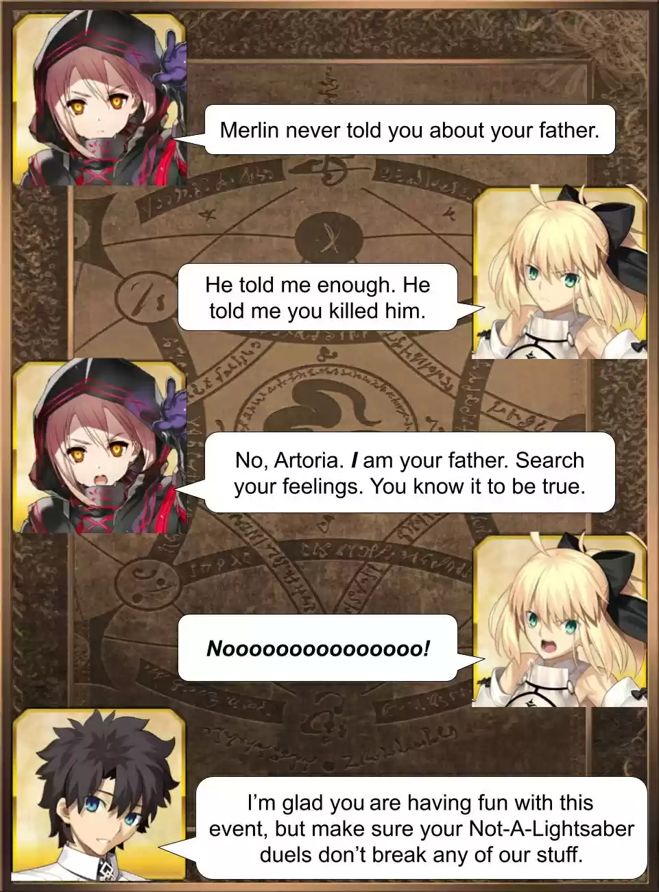 Fate/Grand Order Daily Chaldea (Doujinshi) Ch. 319 Saber Wars Begins