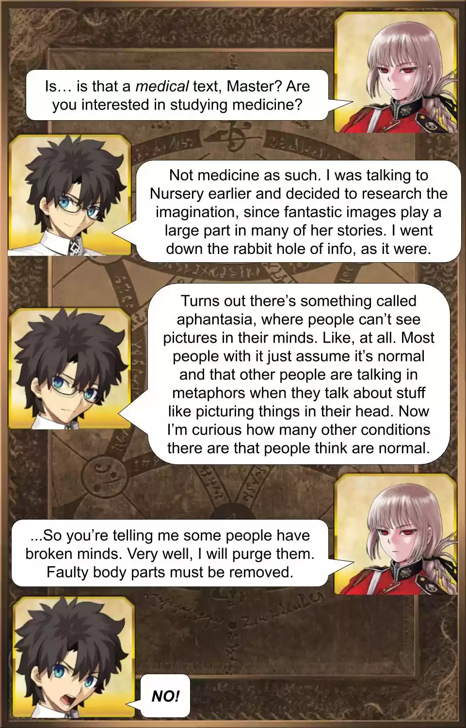 Fate/Grand Order Daily Chaldea (Doujinshi) Ch. 328 The Power Of The Mind