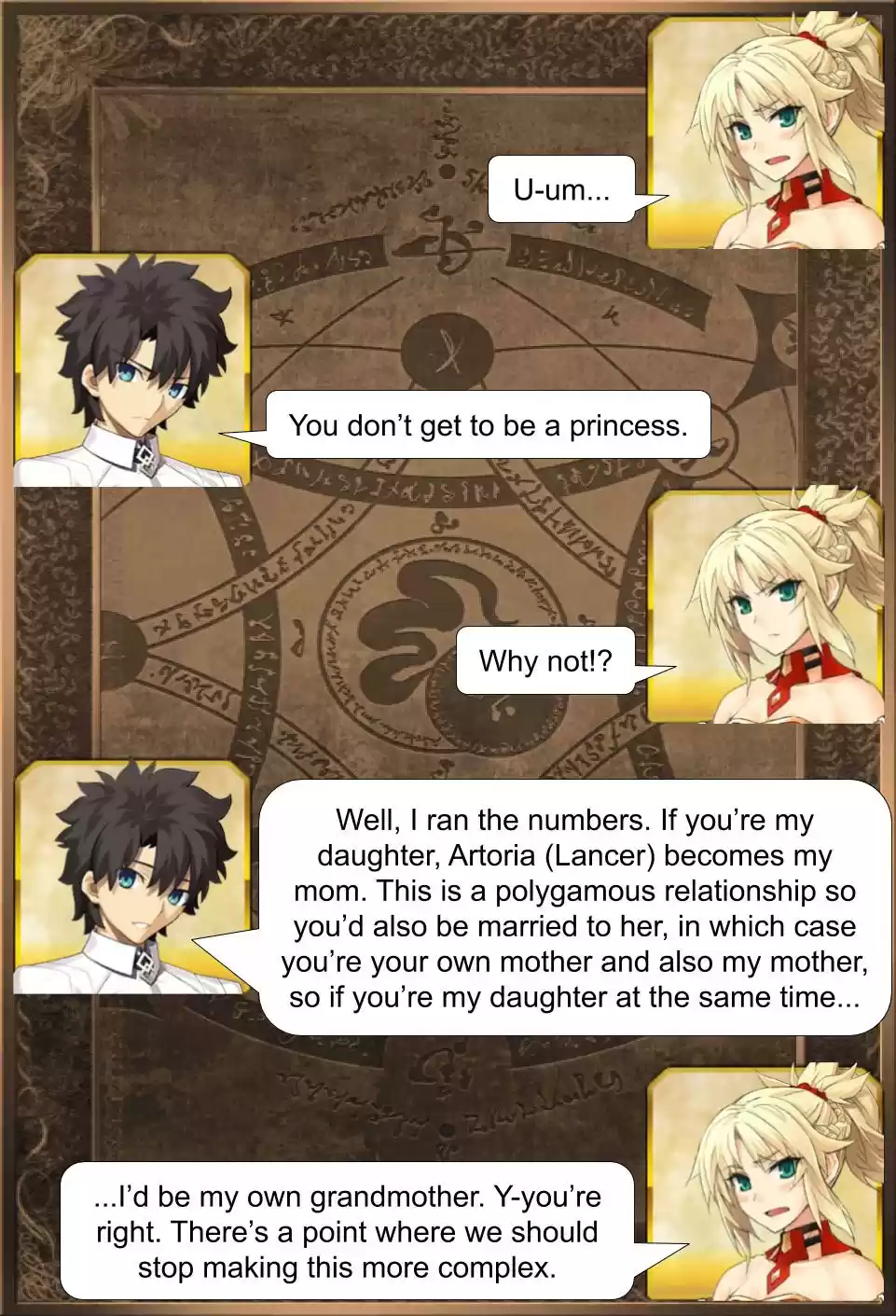 Fate/Grand Order Daily Chaldea (Doujinshi) Ch. 330 What A Tangled Web We Weave