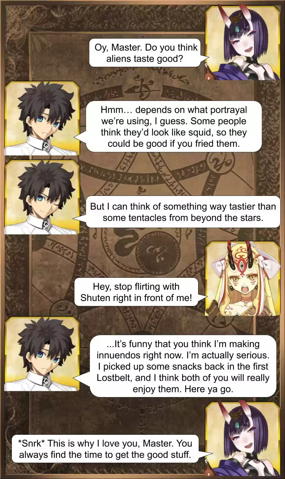 Fate/Grand Order Daily Chaldea (Doujinshi) Ch. 361 Someone Here Is A Snack