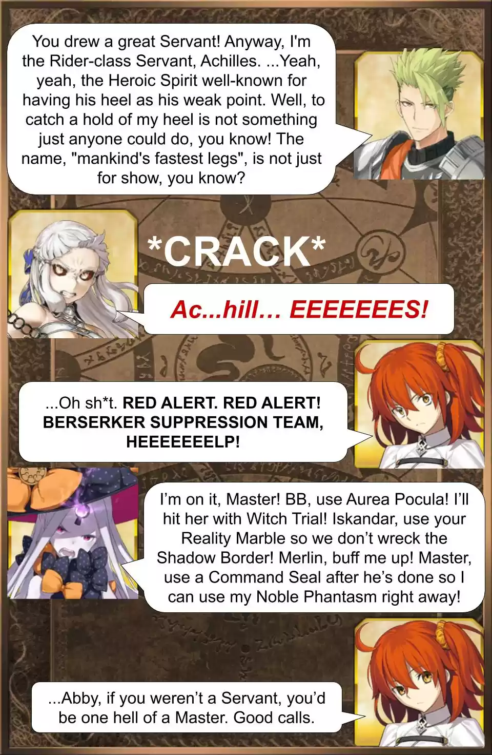 Fate/Grand Order Daily Chaldea (Doujinshi) Ch. 369 Achilles Arrives