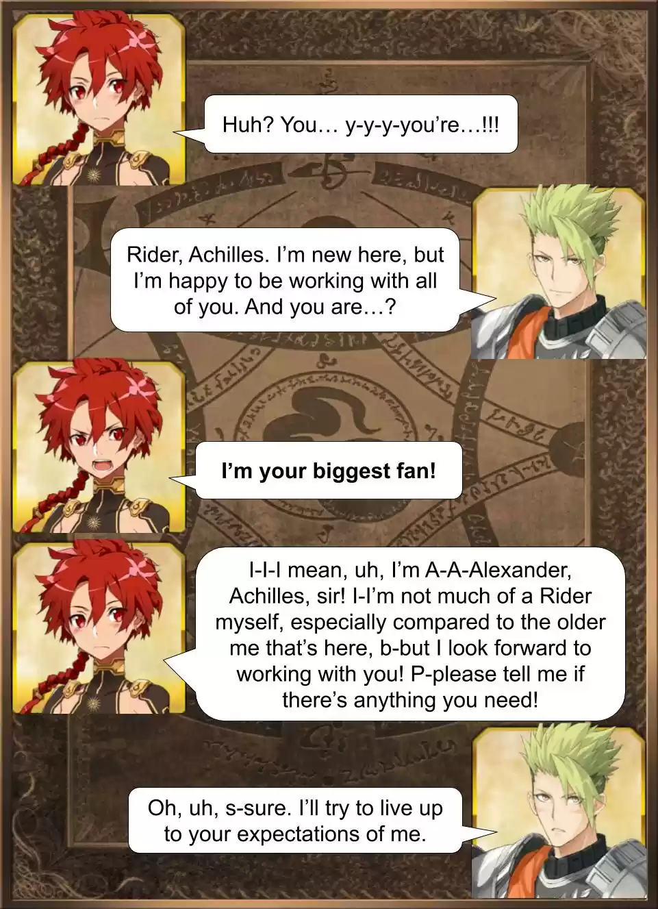 Fate/Grand Order Daily Chaldea (Doujinshi) Ch. 372 Always Meet Your Heroes